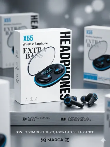 Vendo fones Bluetooth novos