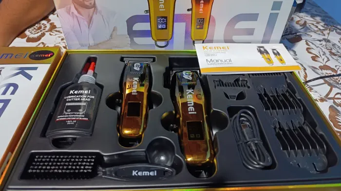 KIT máquina de cabelo para barbeiros 