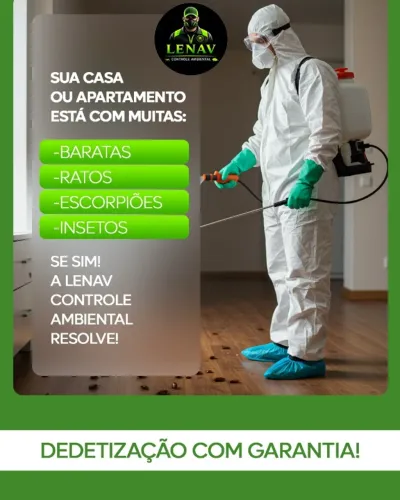 Dedetização de pragas em geral