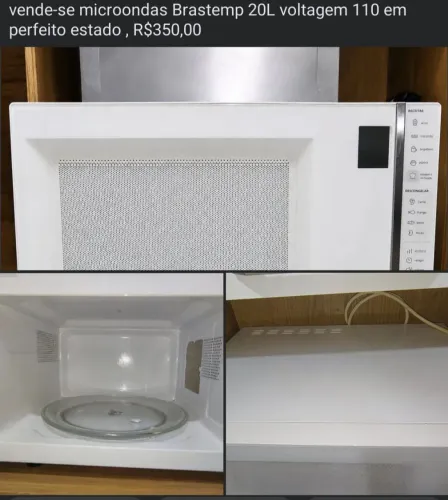 Microondas Brastemp 20L novob, 110 V