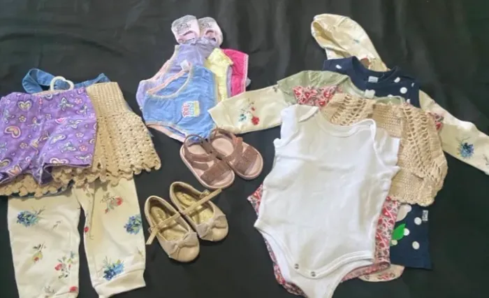 PACK ROUPAS DE MENINA 1 ano e 2 anos