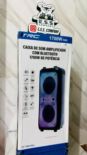 TRC Caixa de Som Amplificadora - 1700W de Potência CT 1700
