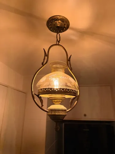 Luminária vintage lampião