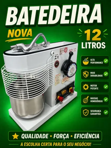 Batedeira industrial 12litros