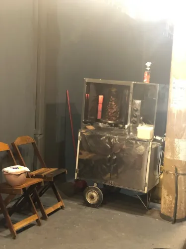 Máquina de Churrasco Grego em Inox