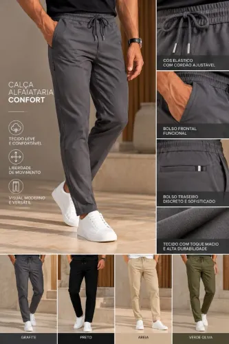Calça Alfaiataria Confort