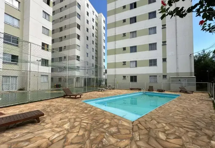 Master Tower Topázio, Apto de 1 quarto, sala ampla, lazer completo, bairro Industrial de I