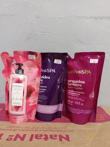 Hidratantes Eudora, natura e o boticário