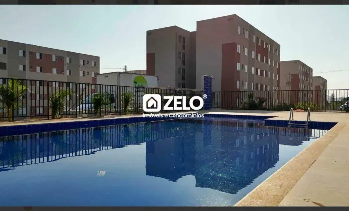 Apartamento de 2 dormitórios com 44 m² para alugar em Residencial Parque do Café, Campinas