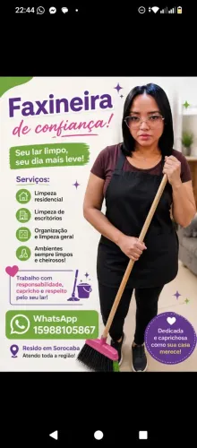 Faço faxina