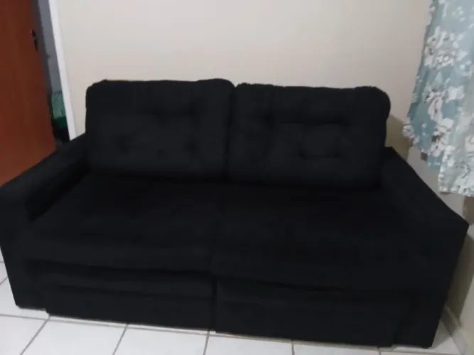 SOFA RETRÁTIL PRETO
