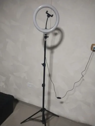 Ring light com tripe