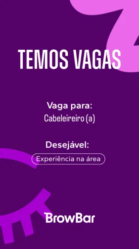 VAGA PARA CABELEIREIRO(A)