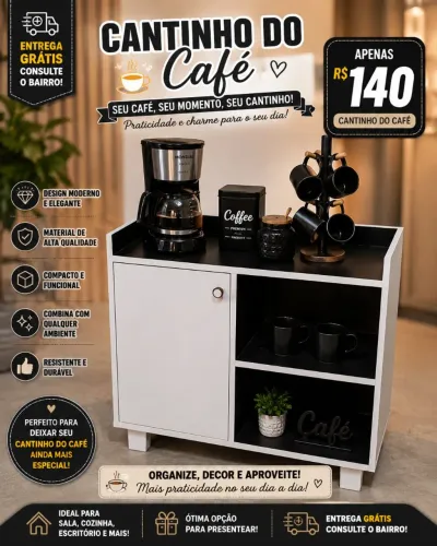 Cantinho do café pronta entrega 140$