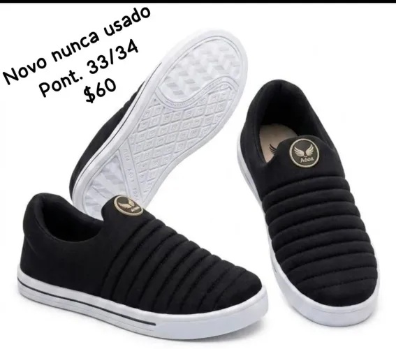 Tenis calce fácil pontuação 33/34 novo!
