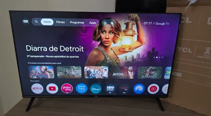SMART TV 40" TCL FULL HD QLED HDMI - ESTADO DE NOVA NA CAIXA