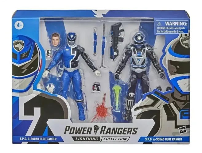 Power rangers SPD blue ranger set squad hasbro lightning collection
