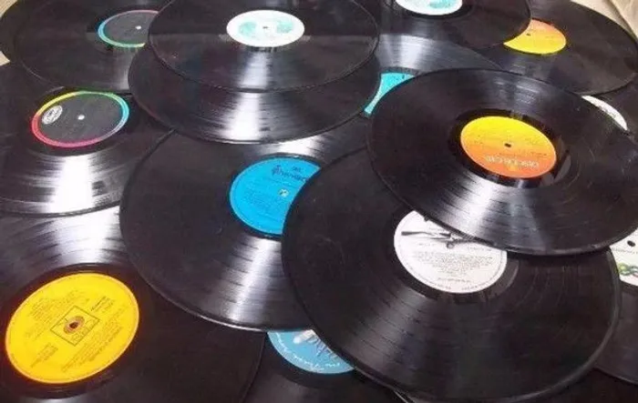 Discos de vinil para decoração