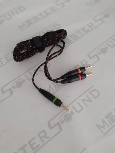Cabo. 1P3 X 2P2. Revestido em malha. Com 3 metros. Novo.
