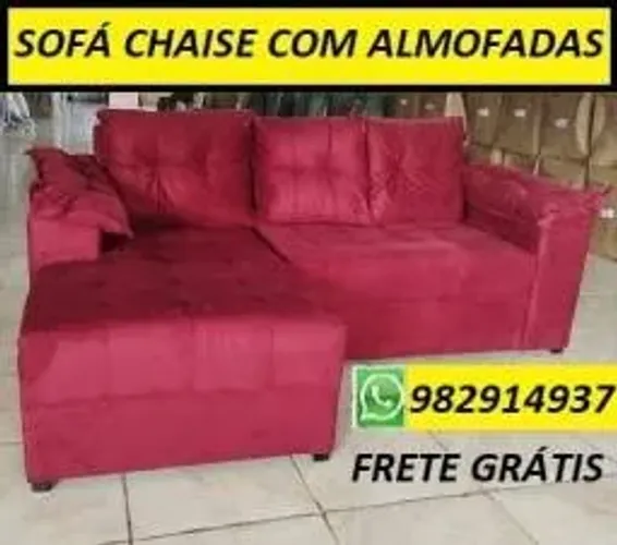 Preço Bom+Frete grátis!! Sofá Chaise Com almofadas soltas 