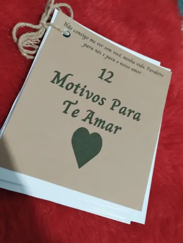 Fotos com 12 motivos para te amar 