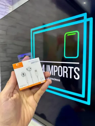 FONE DE OUVIDO C/ FIO PARA IPHONE