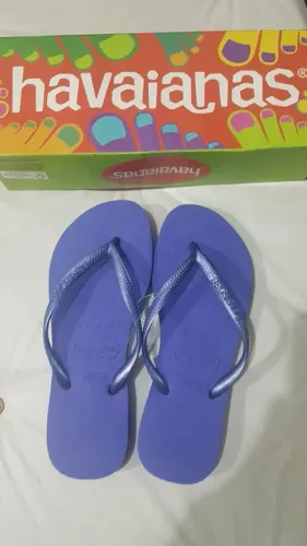 Havaianas violeta slim - tamanho 33/34