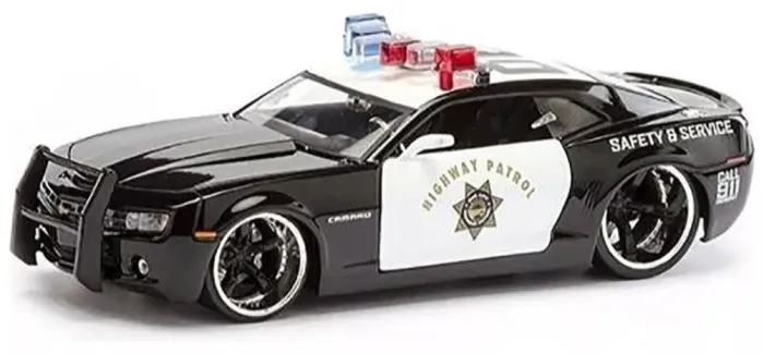 Chevrolet Camaro 2006 Police Car Concept 1/24 Bigtime Muscle Jada Toys.