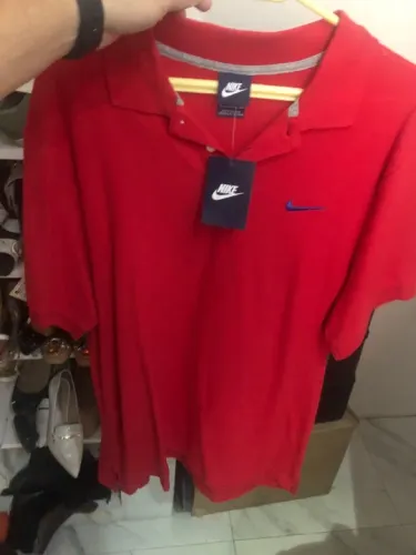 Camiseta Polo Nike Vermelha original