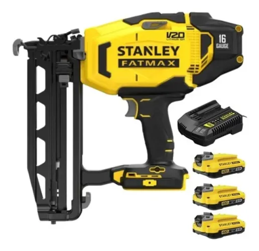 Pinador 20v Scn616d1k C/3 Bat + Carreg E Maleta Stanley