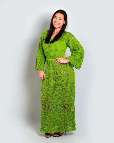 Vestido Crochê