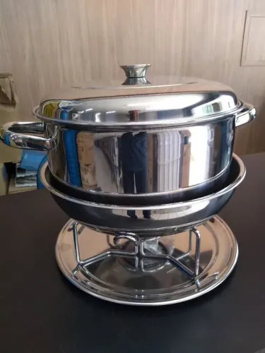 Réchaud 8lt C/Banho Maria linha Plátanos Brinox