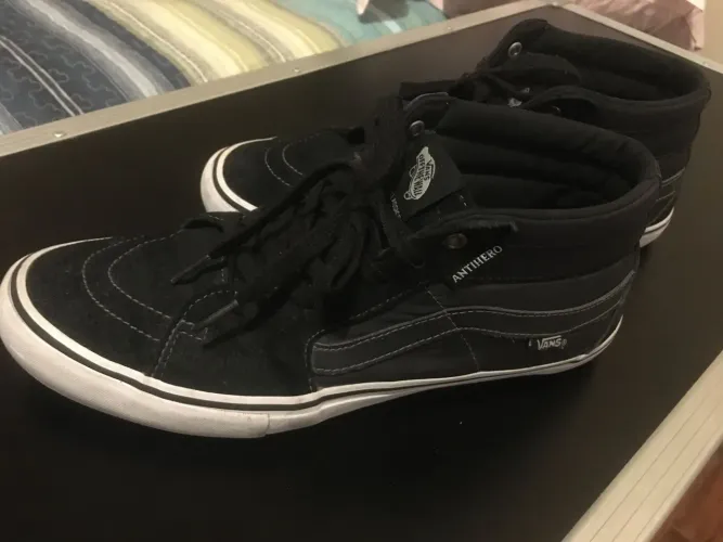 Vans preto Antihero Ultracush Lite 3D cano médio tam 41