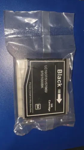 Cartucho black impressora brother LC10/37/51/57/960/1000BK
