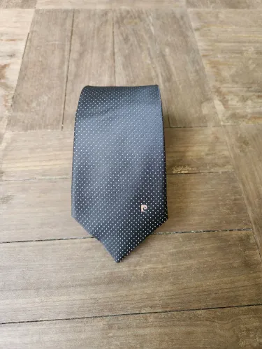 Gravata marrom pierre cardin vintage com CGC