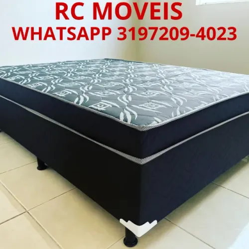Cama Box Casal OrthoBox com Colchão D33 - Conforto e Durabilidade