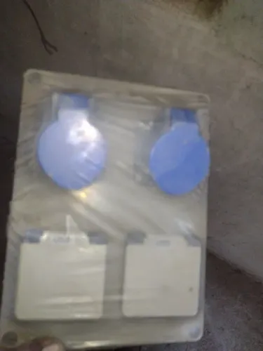 Quadro elétrico com tomadas .