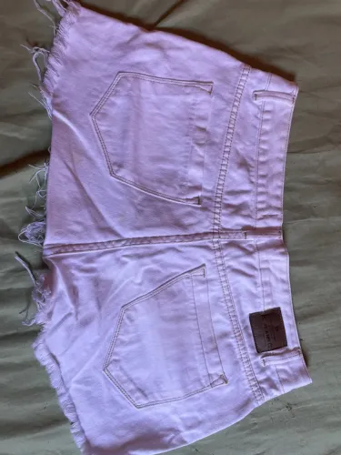 Short Jeans Khelf branco