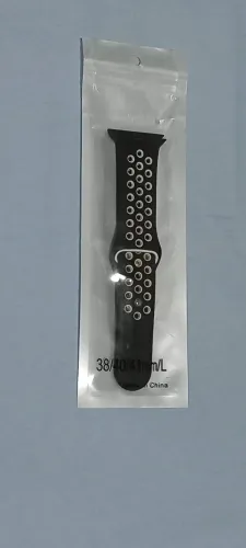 Pulseira para smartwatch, cor preta Compatível Com Apple Watch 38,40,41mm