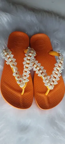 Chinelo Ipanema Decorado número 35 lindo ideal para presentear ? 