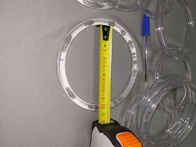 Argola plástica 10 cm