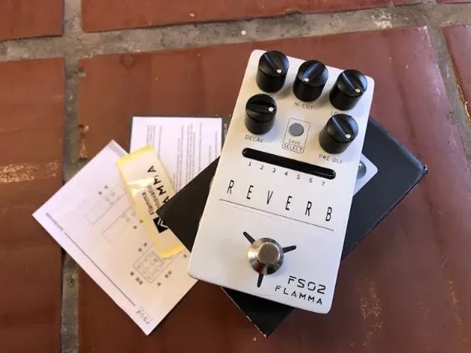 Pedal Reverb FS02 Flamma c/caixa e tag's parcelo no Olxpay/ML avalio troca