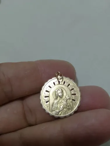 Pingente de ouro nossa senhora
