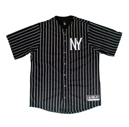 Camisa de Baseball NY Listrada