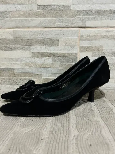 Sapato de camurça preto Salvatore Ferragamo 8