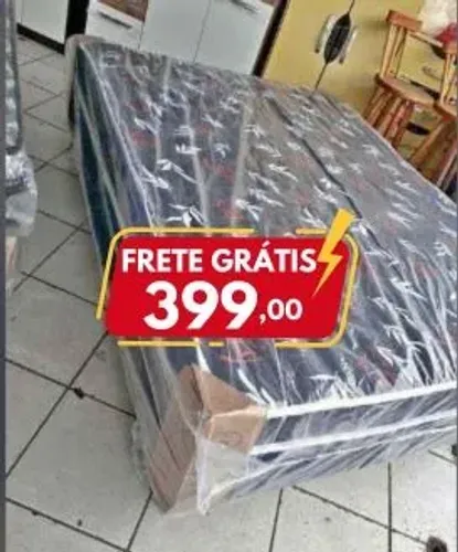 CAMA BOX CASAL CONJUGADA - FRETE GRÁTIS 