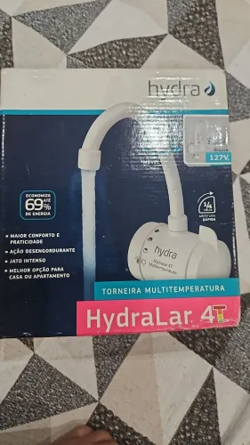 Torneira multitemperaturas na caixa