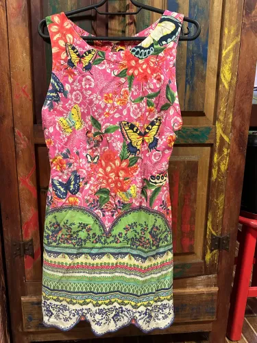 Vestido curto Farm