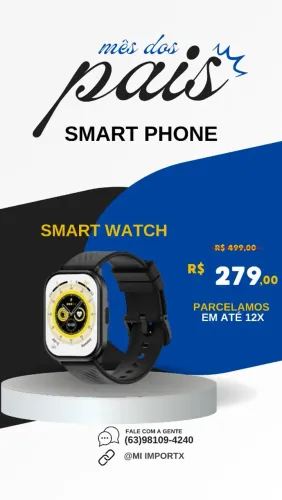 Smartwatch em oferta!
