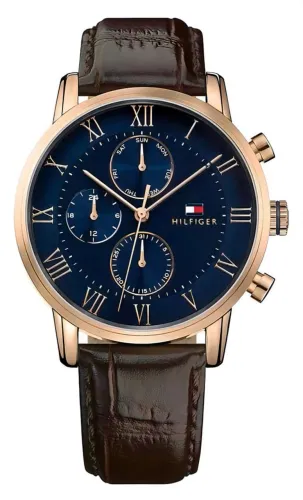 Relógio Tommy Hilfiger Masculino 1791399 Couro Marrom 44m